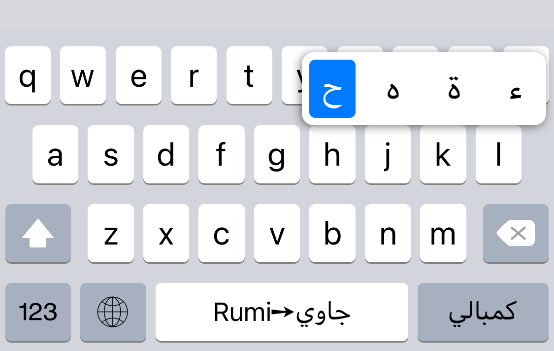 rumi to jawi keyboard